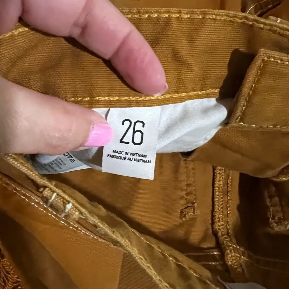 BDG Canvas Carpenter Pants Size 26
